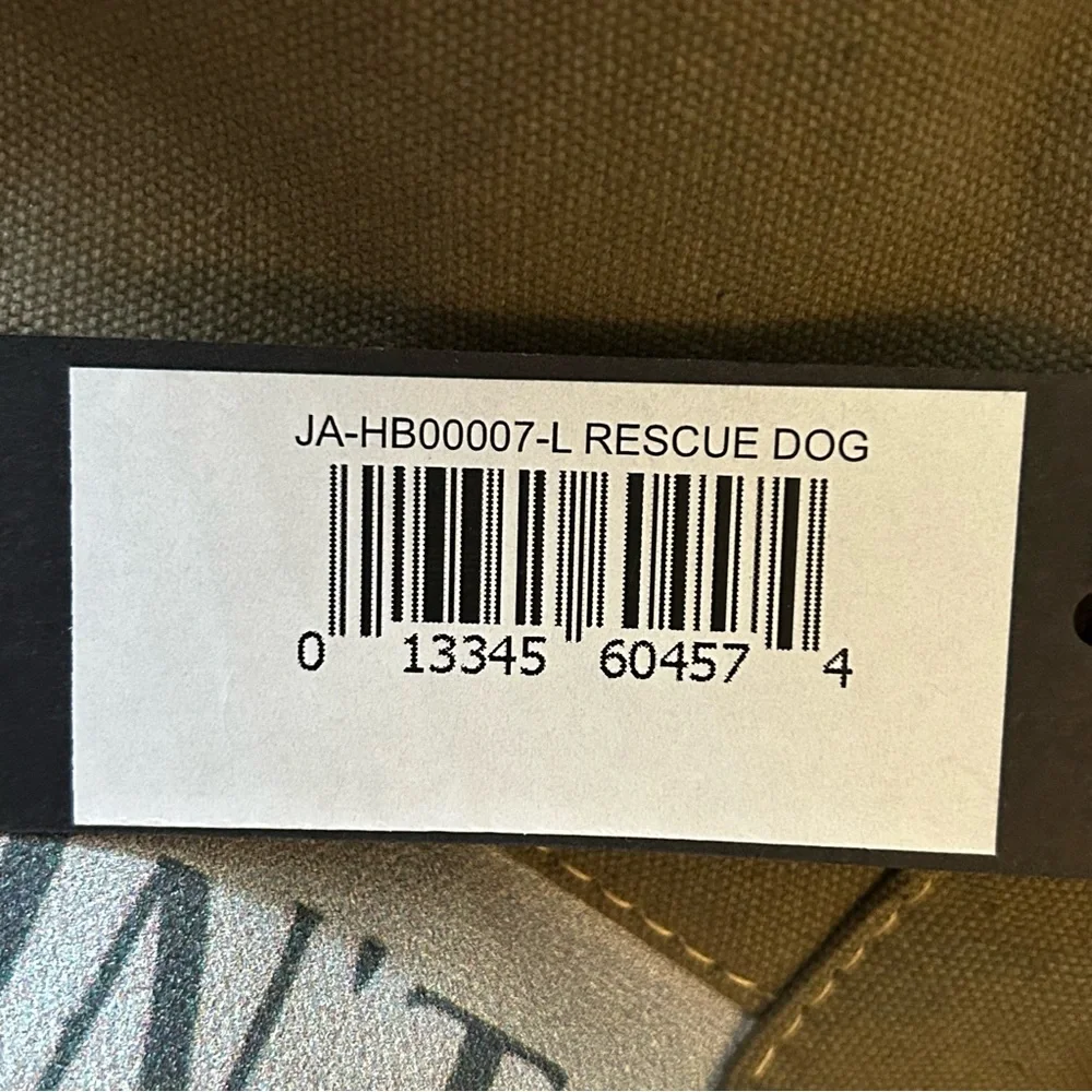 NWT Vintage Addiction Rescue Dog Recycled
Military Tent Tote - Picture 10 of 11